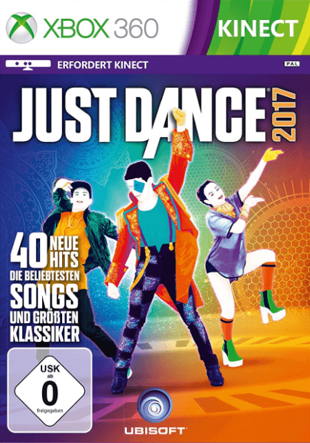 Just Dance 2017 box art for Xbox 360